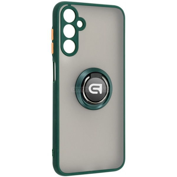 Фото - Чохол для смартфону Armorstandart Frosted Matte Ring for Samsung M14 5G (M146) Dark Green (ARM68363)