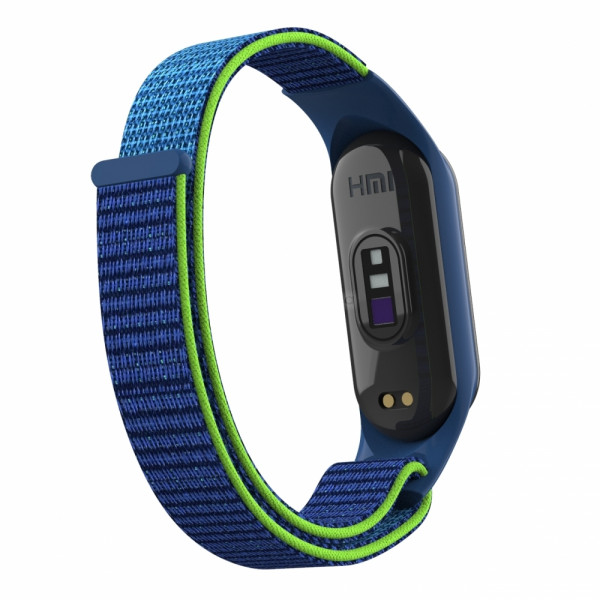 Фото - Ремешок для фитнес-браслета Armorstandart for Xiaomi Mi Band 7/6/5/4 Blue / Green (ARM67844)