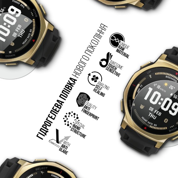 Фото - Защитная пленка для смарт-часов Armorstandart Matte for Amazfit T-Rex 3 Pro 44mm 6 шт. (ARM91975)