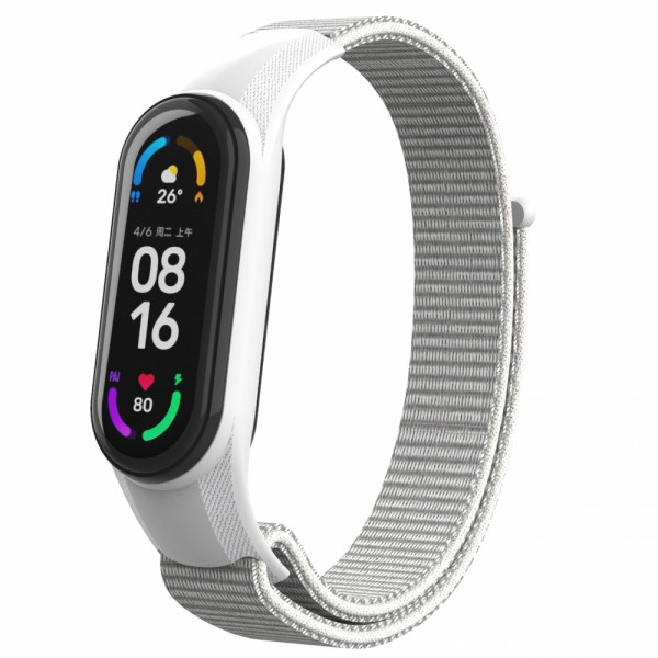 Фото - Ремінець для фітнес-браслету Armorstandart for Xiaomi Mi Band 7/6/5/4 White (ARM67840)