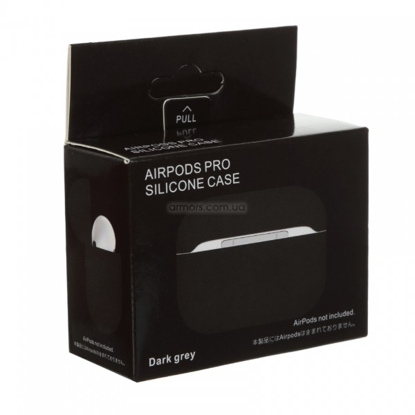 Фото - Чехол для наушников Armorstandart Ultrathin Silicone Case for Apple AirPods Pro Dark Grey (ARM55961)