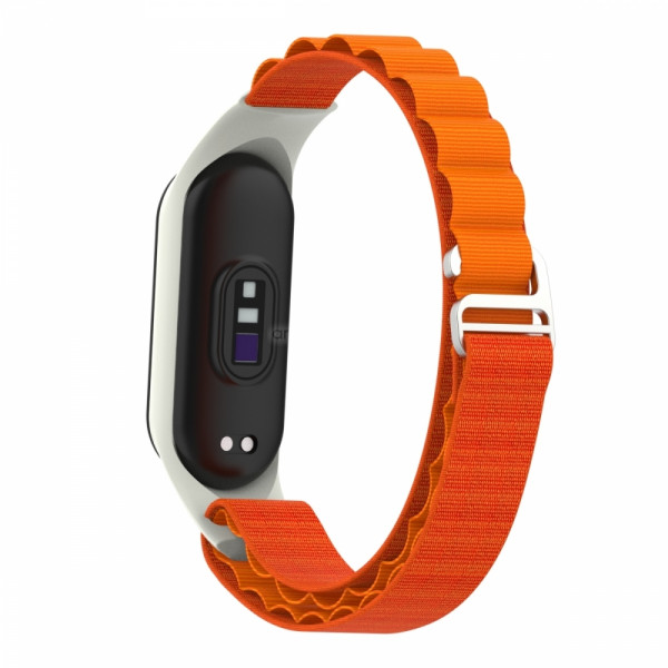 Фото - Ремінець для фітнес-браслету Armorstandart AlpinaStyle Band for Xiaomi Mi Band 7/6/5/4 Orange (ARM64989)