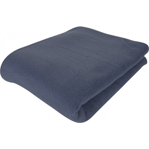 Фото - Плед полуторний DAISY синьо-сірий  125х150