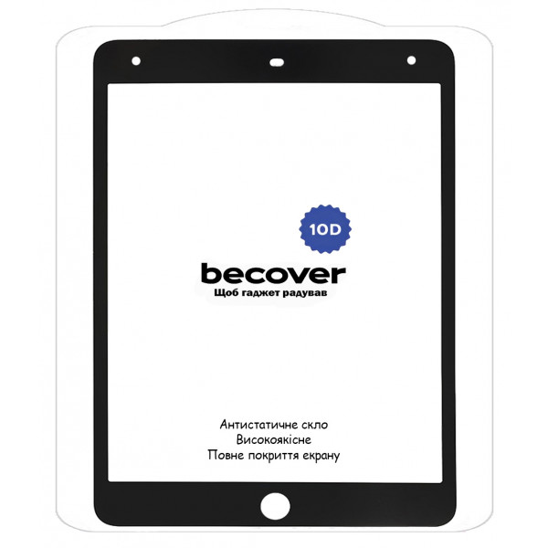 Фото - Захисне скло для планшету BeCover 10D for Apple iPad Mini 6 2021 Black (710573)