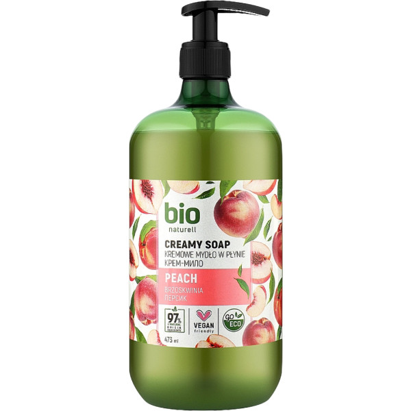Фото - Рідке мило для рук Bio Naturell персик 473 мл (4820168434228) Фото - Рідке мило для рук Bio Naturell персик 473 мл (4820168434228)