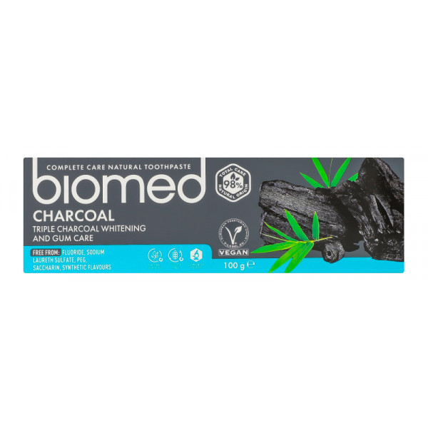 Фото - Зубна паста BioMed Charcoal 100 г (3800023406820)