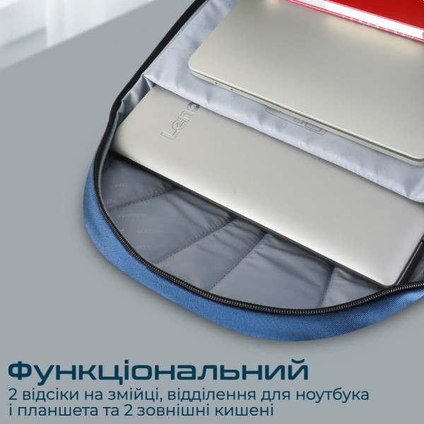 Фото - Рюкзак для ноутбука Promate Birger.Blue