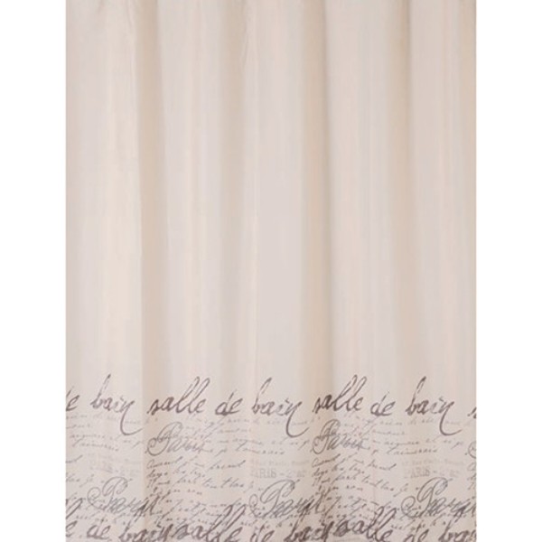 Фото - Шторка для ванной комнаты BISK polyester STAMP Beige (06879)
