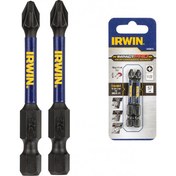 Фото - Біта для викрутки IRWIN Impact Pro Perf 57 мм PZ1 (IW6061413)