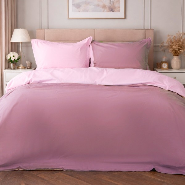 Фото - Комплект постельного белья MirSon Poplin Line 018 + 041 Dahlia 175 x 210 см (2200006288794)
