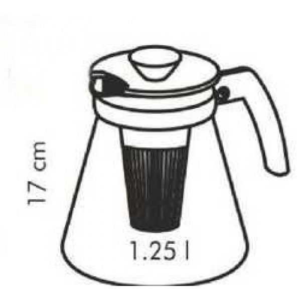 Фото - Чайник заварювальний tescoma 646623.25 Teo 1.25 л