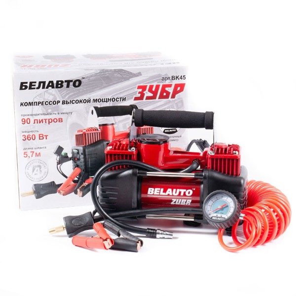 Фото - Автокомпрессор BelAuto ЗУБР (BK45)
