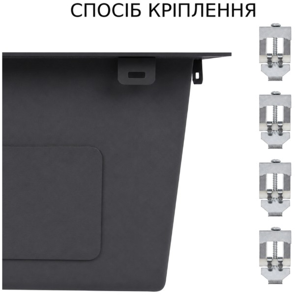 Фото - Мийка кухонна Ventolux HMKS 4050 PVD BKS MC DECOR 3/0,8