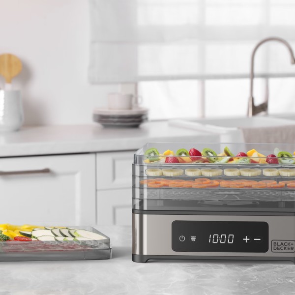 Фото - Сушарка для фруктів та овочів Black&Decker BXDE401E