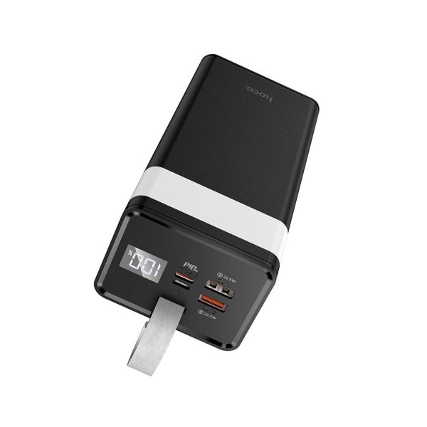 Фото - Батарея мобильная HOCO J86 Powermaster PD20W+QC+LCD+Lamp 40000 mAh Black (714737)