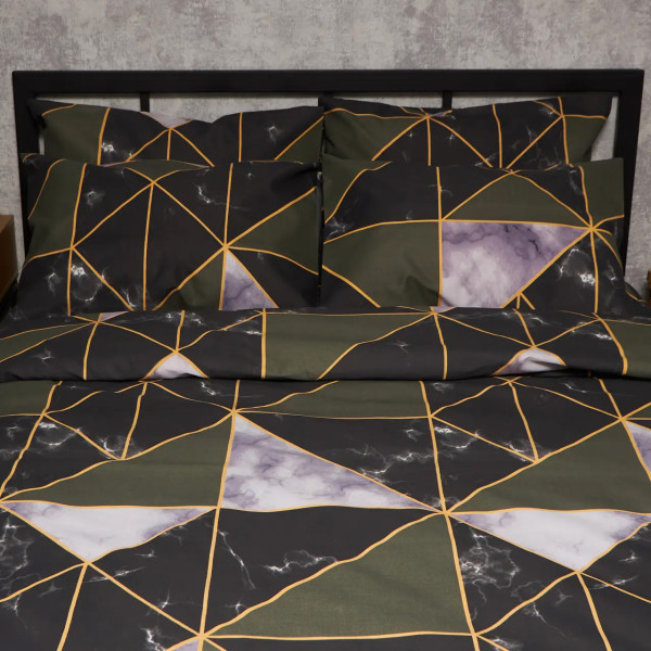 Фото - Комплект постільної білизни Moon&Star Premium Golden Marble 200х220 (MS-820009915)