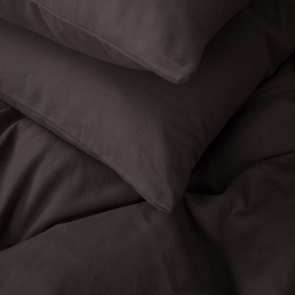 Фото - Комплект постільної білизни MirSon 002 Black 2x143x210 см (2200009648274)