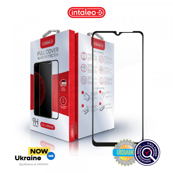 Фото - Защитное стекло для смартфона Intaleo Full Glue for Samsung A03 Black (1283126521638)