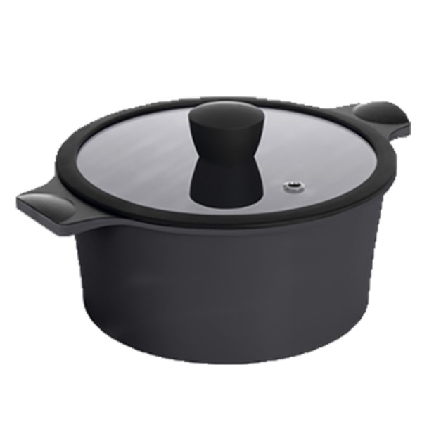 Фото - Кастрюля Ringel Zitrone Black 24x12 см 4.2 л (RG-2108-24/1 BL)