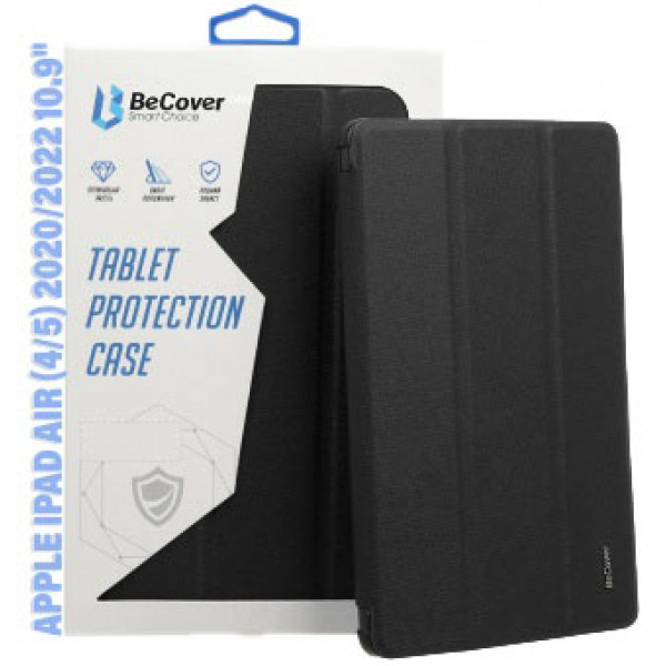 Фото - Чехол для планшета BeCover Soft Edge с креплением Apple Pencil for Apple iPad Air (4/5) 2020/2022 10.9'' Black (711118) Фото - Чехол для планшета BeCover Soft Edge с креплением Apple Pencil for Apple iPad Air (4/5) 2020/2022 10.9'' Black (711118)