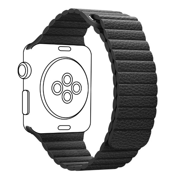 Фото - Ремінець для смарт-годинника ArmorStandart Leather Loop for Apple Watch 42 (Series 11-10)/41/40/38 Black (ARM48655) Фото - Ремінець для смарт-годинника ArmorStandart Leather Loop for Apple Watch 42 (Series 11-10)/41/40/38 Black (ARM48655)