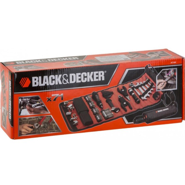 Фото - Набор инструментов Black&Decker A7144 71 пр.