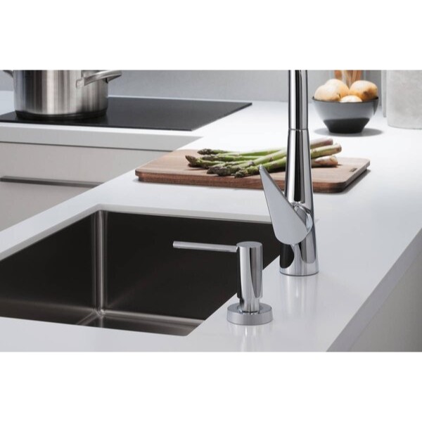 Фото - Дозатор для мила Hansgrohe A41 500 мл Steel (40438800)