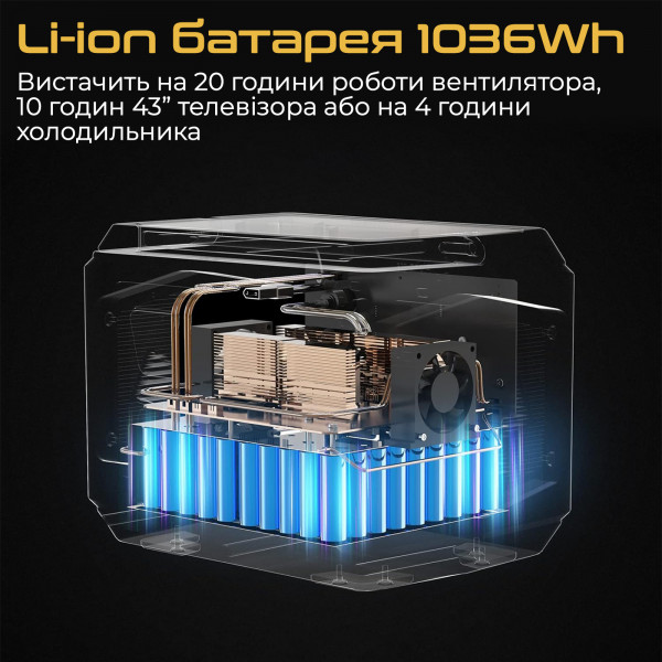 Фото - Зарядная станция универсальная AlphaESS BLACKBEE 1000 1036Wh 1000W