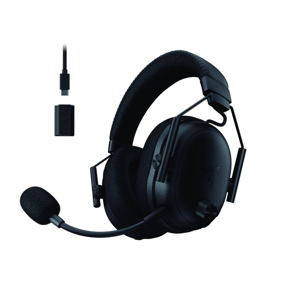 Фото - Гарнітура бездротова ігрова Razer Blackshark V3 PRO Wireless, Black (RZ04-05400100-R3M1)