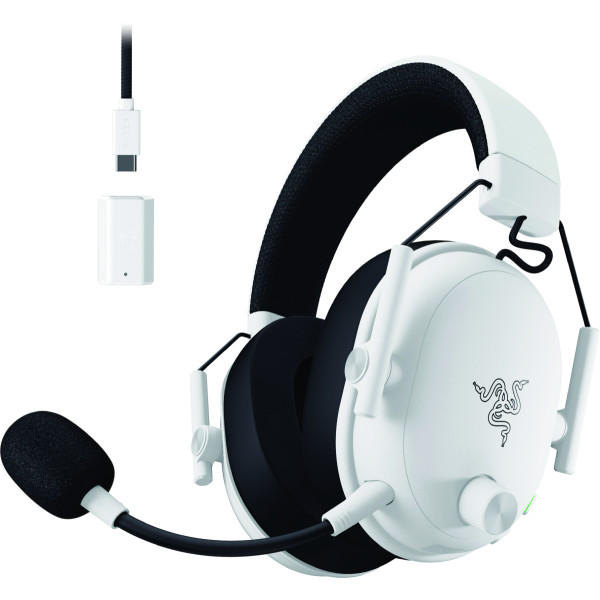 Фото - Гарнітура бездротова ігрова Razer Blackshark V3 Wireless White (RZ04-05410400-R3M1)