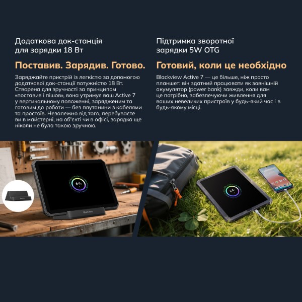 Фото - Планшет Blackview Active 7 Rugged Tab 11'' 8/128GB LTE Black (BVACTIVE7_B)