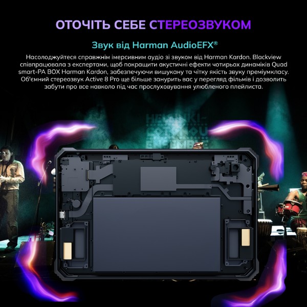Фото - Планшет Blackview Active 8 Pro 8GB/256GB NFC Black