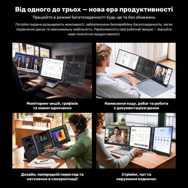Фото - Монитор Blackview DCM6 Dual Screen (BVDCM6)