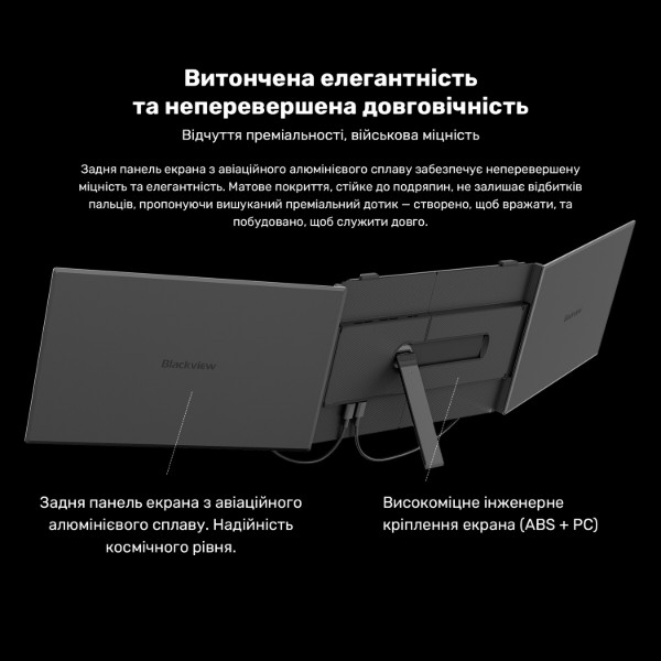 Фото - Монитор Blackview DCM6 Dual Screen (BVDCM6)
