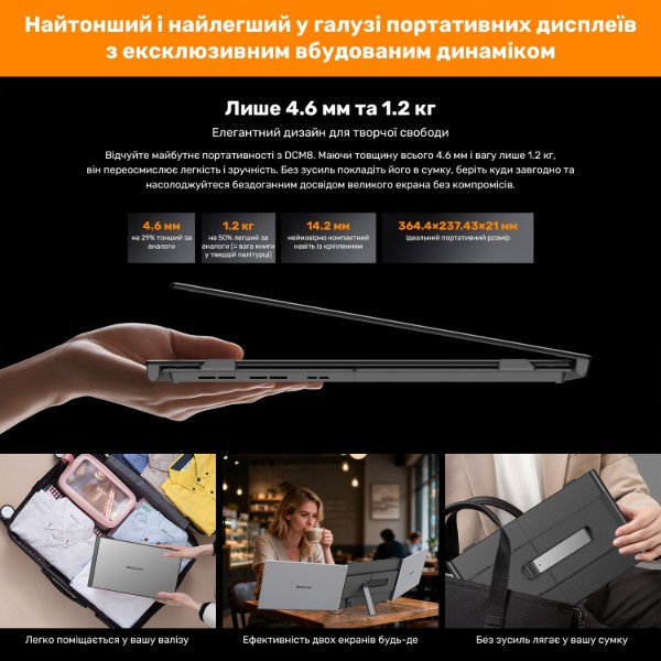 Фото - Монитор Blackview DCM8 Dual Screen (BVDCM8)