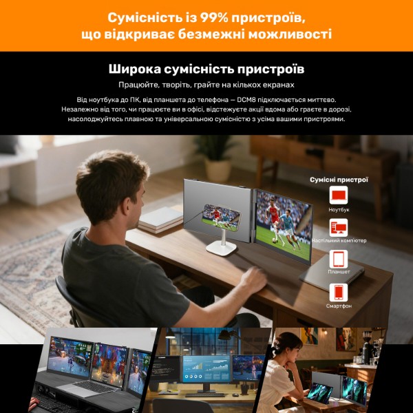 Фото - Монитор Blackview DCM8 Dual Screen (BVDCM8)
