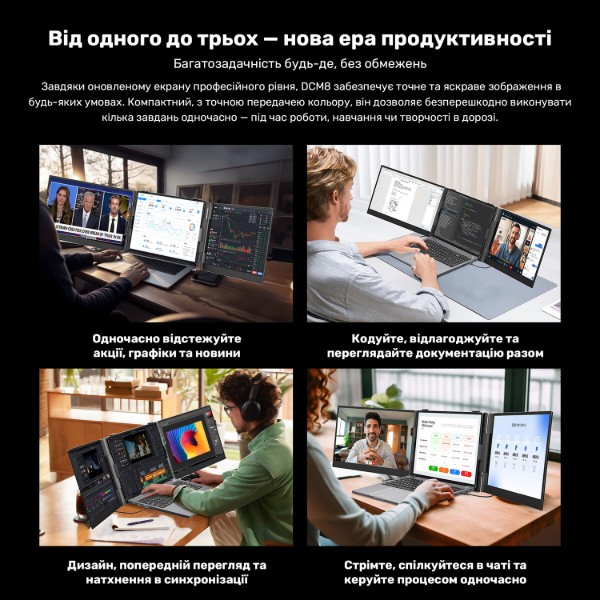 Фото - Монитор Blackview DCM8 Dual Screen (BVDCM8)