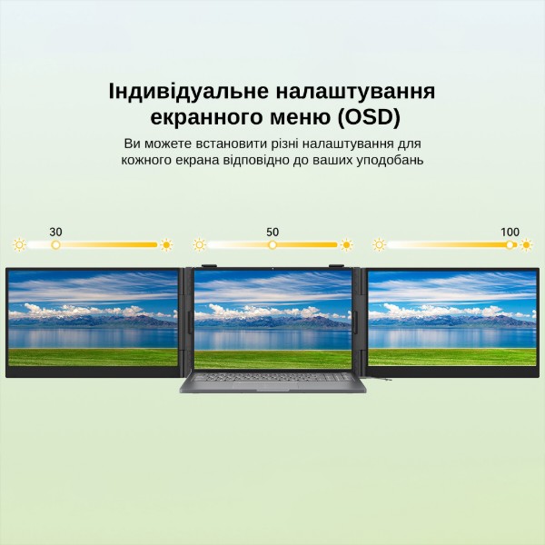 Фото - Монітор Blackview DCM8Pro Dual Screen Grey Black (BVDCM8PRO)
