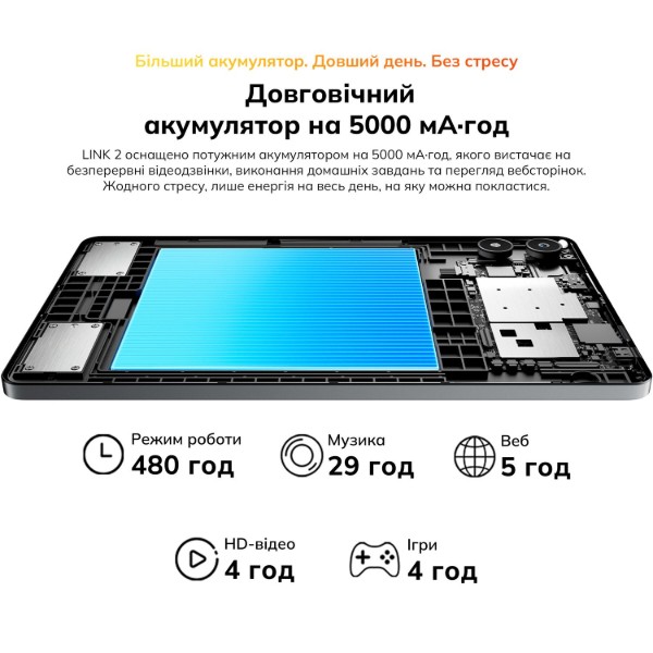 Фото - Планшет Blackview Link 2 WiFi 8.68'' 4/128Gb Midnight Black (LINK2_MB)