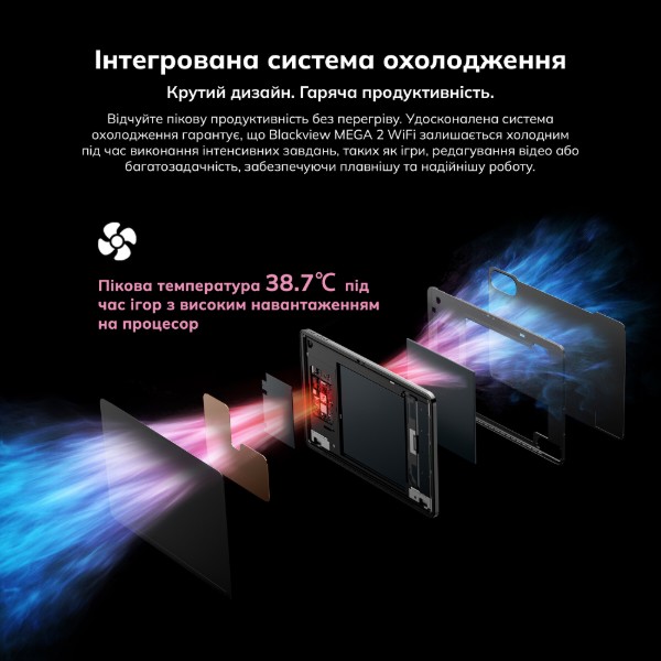 Фото - Планшет Blackview MEGA 2 WiFi 12" 12/256GB Ice Blue