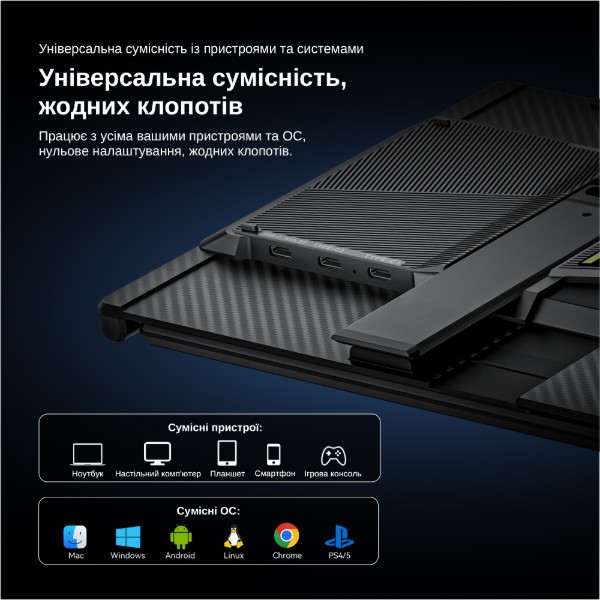 Фото - Монітор Blackview SCM5 Single Screen Grey Black (BVSCM5)