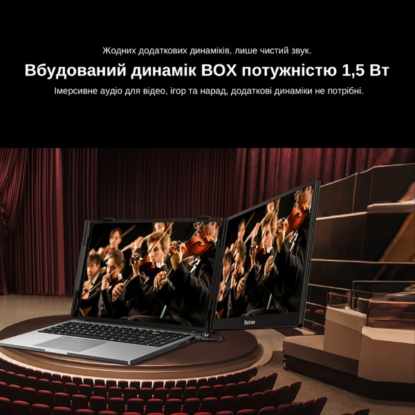 Фото - Монітор Blackview SCM5 Single Screen Grey Black (BVSCM5)