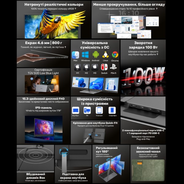 Фото - Монитор Blackview SCM8 Single Screen (BVSCM8)