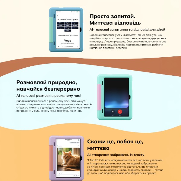 Фото - Планшет Blackview Tab 20 Kids 10.1'' 4/64GB WiFi Unicom Purple
