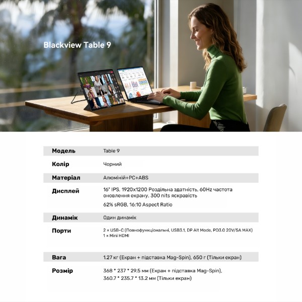 Фото - Монитор Blackview Table 9 (BVTABLE9)