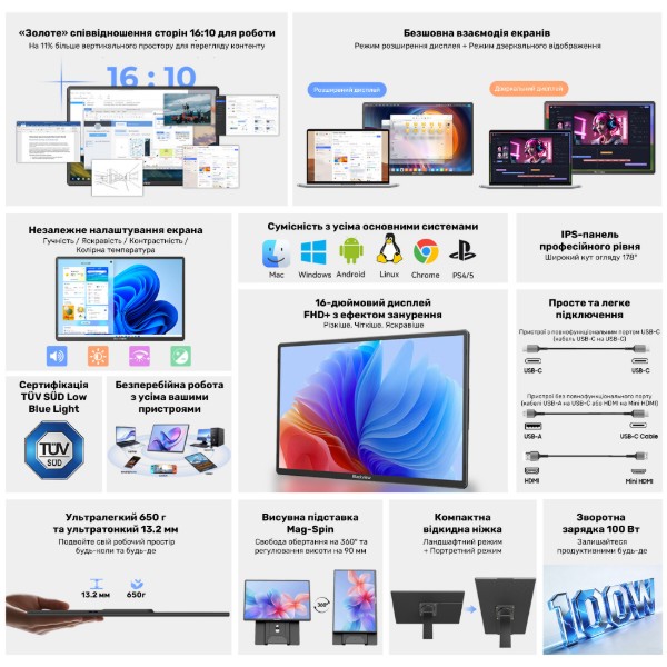 Фото - Монитор Blackview Table 9 (BVTABLE9)