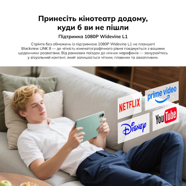 Фото - Планшет Blackview ZENO 1 8" HD+ 4/64GB LTE Green