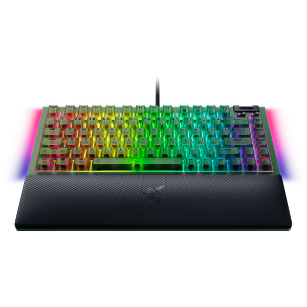 Фото - Клавіатура дротова ігрова Razer BlackWidow V4 75%, Phantom Green (RZ03-05003300-R3M1)