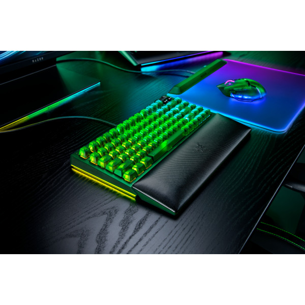 Фото - Клавіатура дротова ігрова Razer BlackWidow V4 75%, Phantom Green (RZ03-05003300-R3M1)