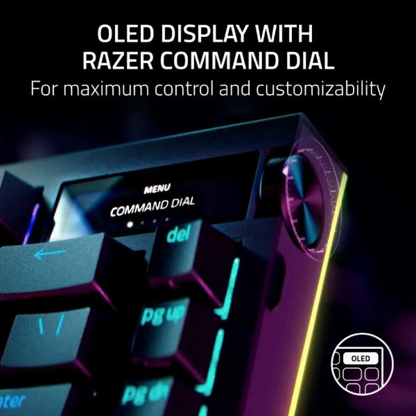 Фото - Клавіатура бездротова ігрова Razer BlackWidow V4 Pro ANSI Black (RZ03-05130100-R3M1)